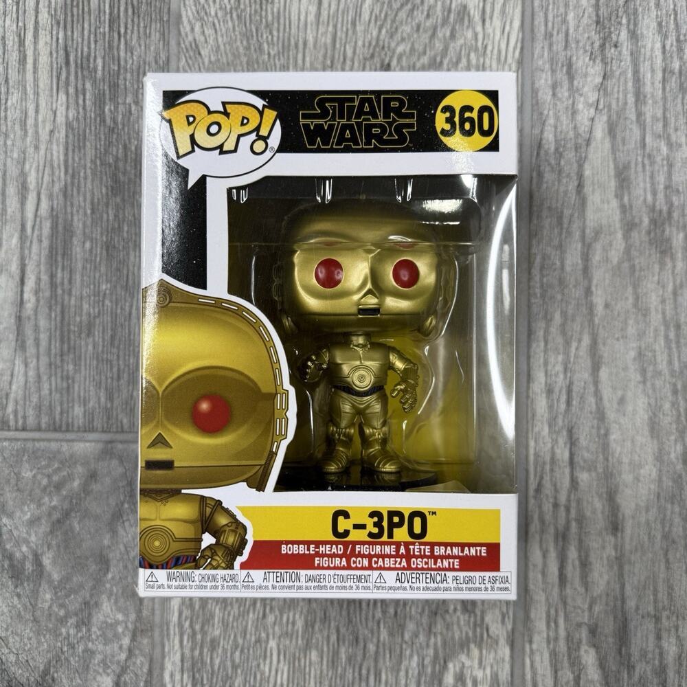 Funko Pop! Star Wars C-3PO #360 Vinyl Bobble-Head New
